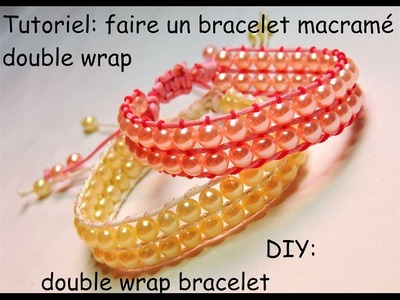 Tutoriel: faire un bracelet double wrap (DIY: double wrap Bracelet)