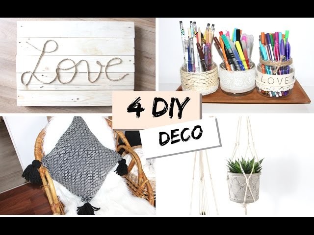 DIY Pinterest - Macramé, Pompons, Panneau en bois