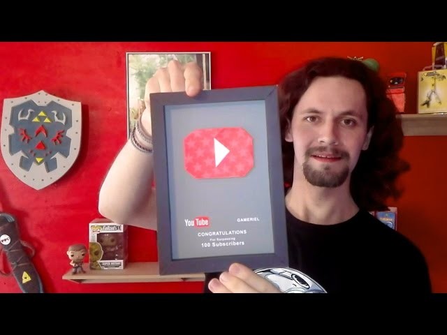 Fabriquer le trophée Youtube 100 abonnés ! Tutoriel DIY