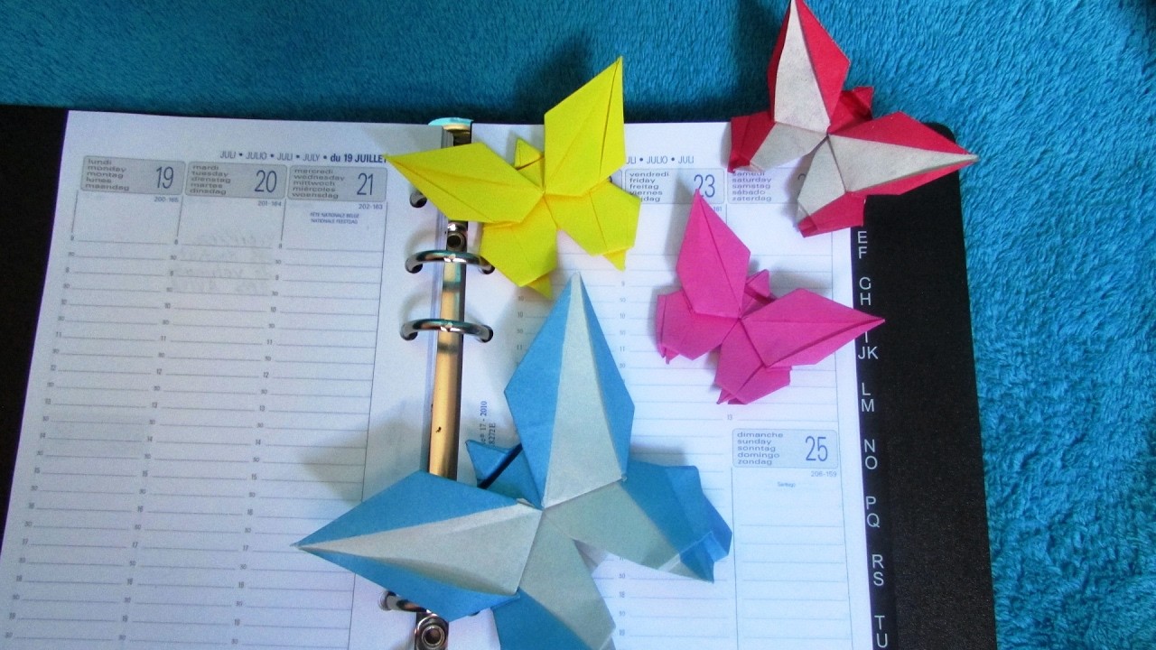 Origami : ???? ???? Marque-page ???? Papillon (Grzegorz Bubniak)