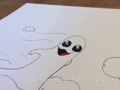 Dessin d'un fantôme kawaii