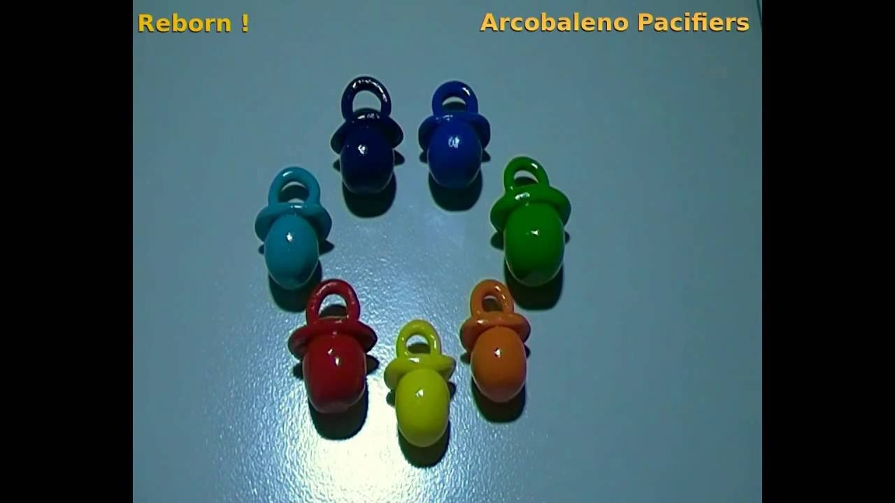 TM Tuto : Arcobaleno, Rainbow Pacifiers Polymer clay - Tétines arc-en-ciel Fimo  家庭教師ヒットマンReborn !