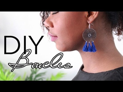 DIY Bijoux -  3 modèles de Boucles d'oreilles fait-maison