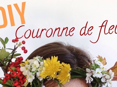 DIY: Couronne de fleurs