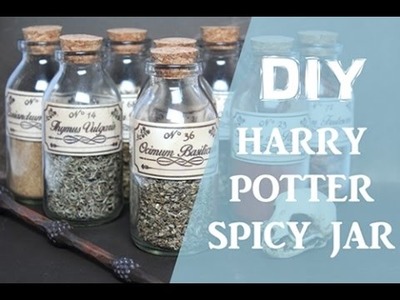 DIY Harry Potter - Spicy Jar. Pots à épices Potions