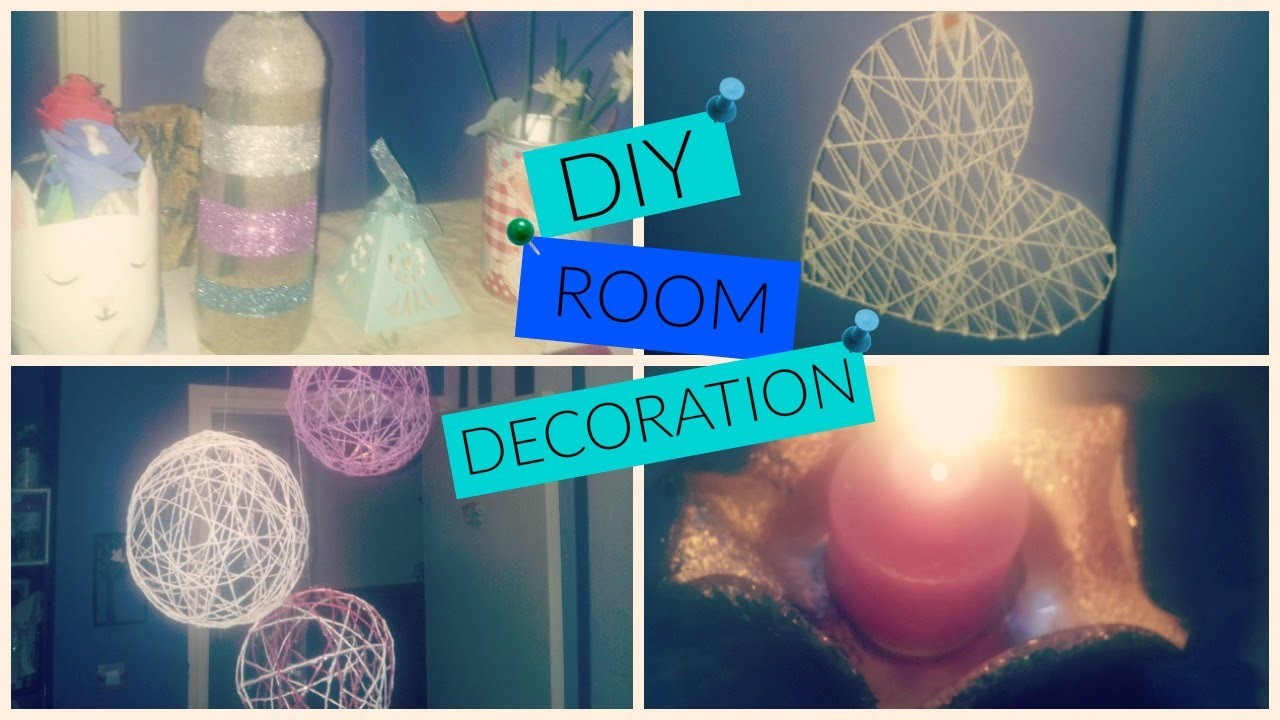 4 DIY room decoration | 4 DIY décoration pour chambre | elle c'est moi