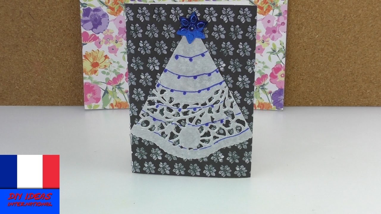 Carte de Noël facile à faire | Fabriquer une jolie carte de Noël | Souhaits pour Noël