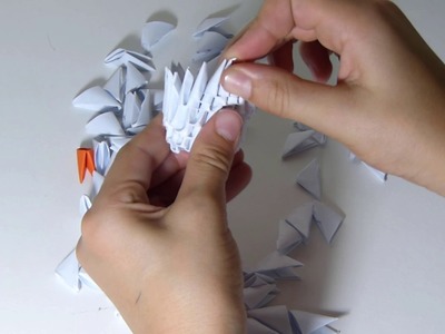 Comment faire un cigne! (origami 3D)