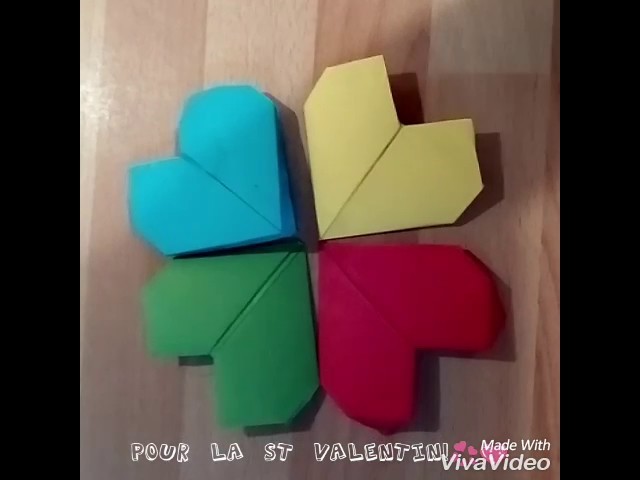 Origami cœur DIY spécial St Valentin !????
