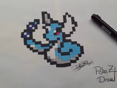 TUTO: Pixel Art Pokemon Draco!!
