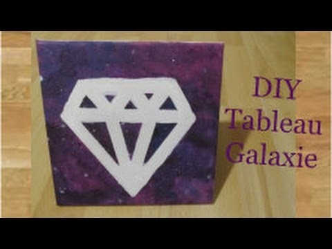 DIY Tableau Galaxie