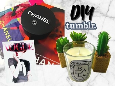DIY Tumblr Room decor- CHANEL, VOGUE, DYPTIQUE Candel