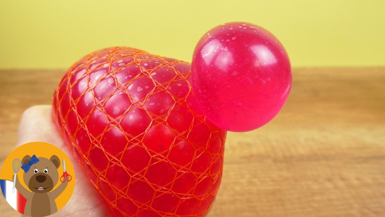 DIY Slimy Squishy Mesh Ball | Super balle anti-stress | Expérience DIY | FUN