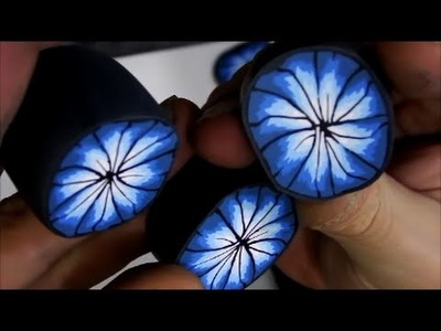 0072 - Vidéo - Tuto - Fleurs bleues féériques - FIMO PRO