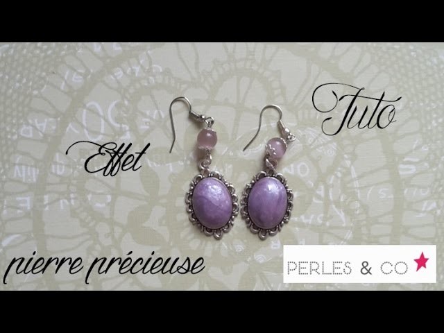 TUTO FIMO: Effet pierre précieuse ♫ Perles and Co ♫ - polymer tutorial gemstone effect