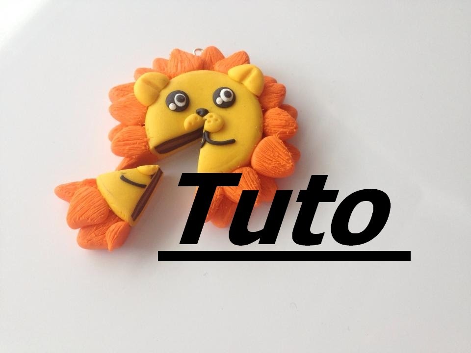 Tuto Fimo- Gâteau lion