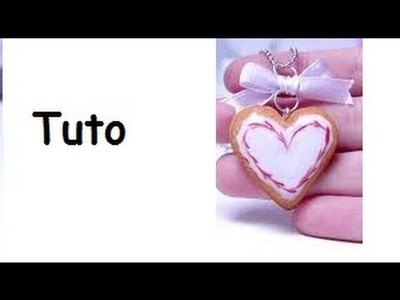 Tuto fimo coeur avec glacage