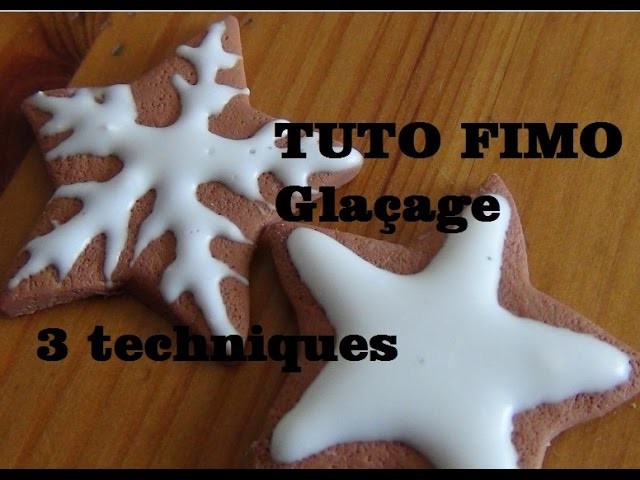 TUTO FIMO NOEL  glaçage j'ai testé 3 techniques FIMO LIQUIDE PEINTURE