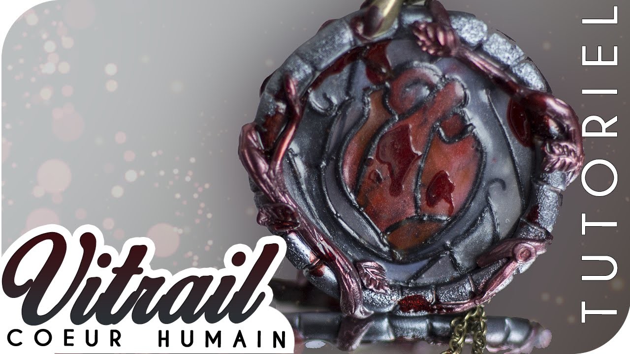 { TUTORIEL } VITRAIL SANGLANT - Coeur humain