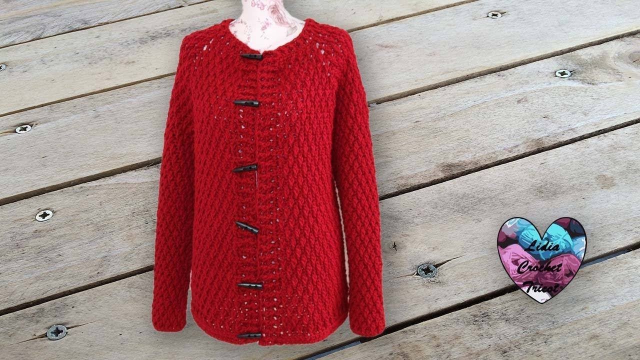 Cardigan Nina Crochet toutes tailles "Lidia Crochet Tricot"