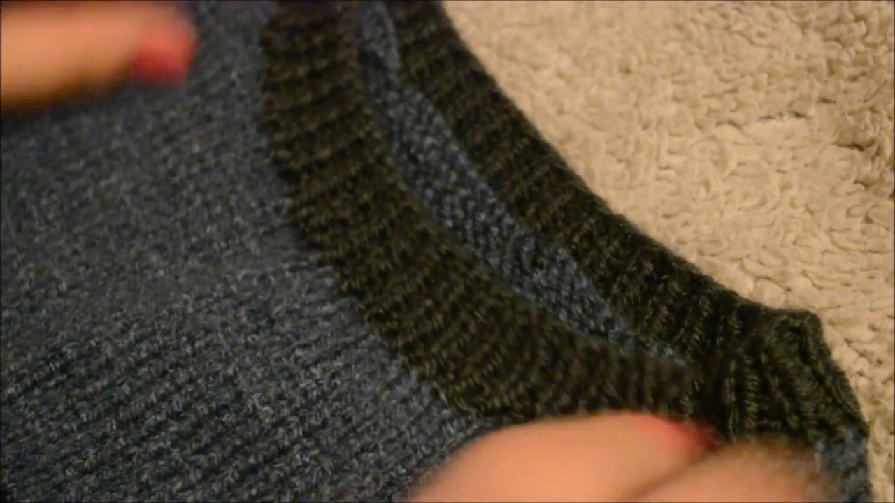 Comment coudre un col tricoté à son pull