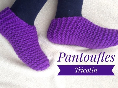 Comment faire des pantoufles au tricotin en commençant par le bout du pied (Tutoriel)