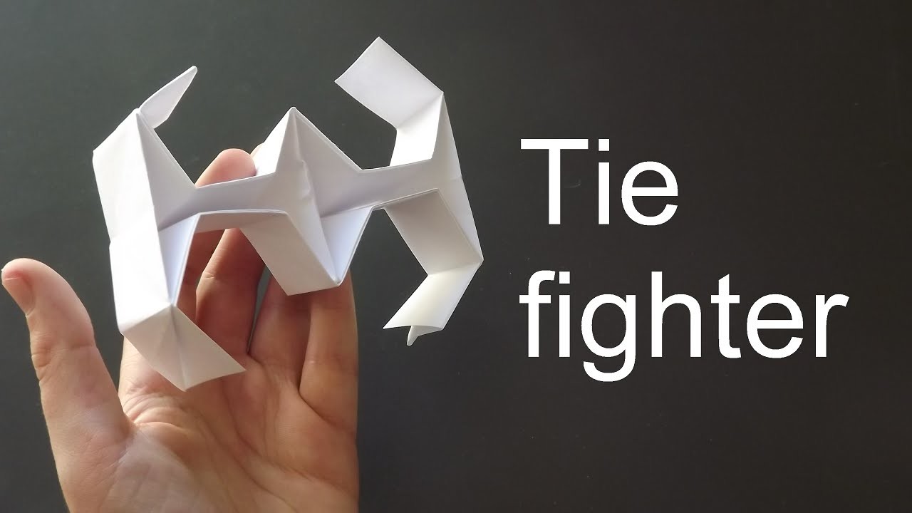Le Tie fighter   Difficulté : facile