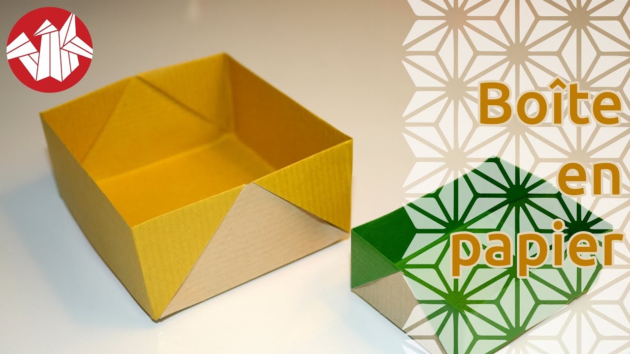 Origami - Boite en papier: Caillotte - Paper Box [Senbazuru]