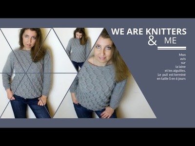 Pull tricoté avec la laine de chez We are knitters!