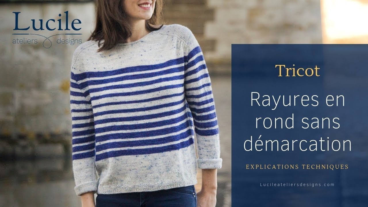 [TRICOT] Rayures en rond sans démarcation