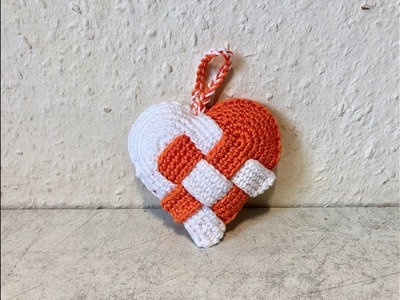Tuto coeur entrelacé au crochet spécial gaucher