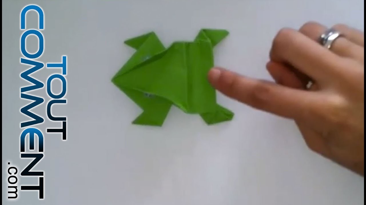 Tuto Origami grenouille sauteuse