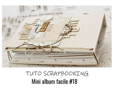 TUTO SCRAPBOOKING MINI ALBUM FACILE#18