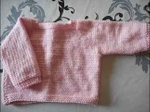 Tuto tricot brassière bébé 4 tailles
