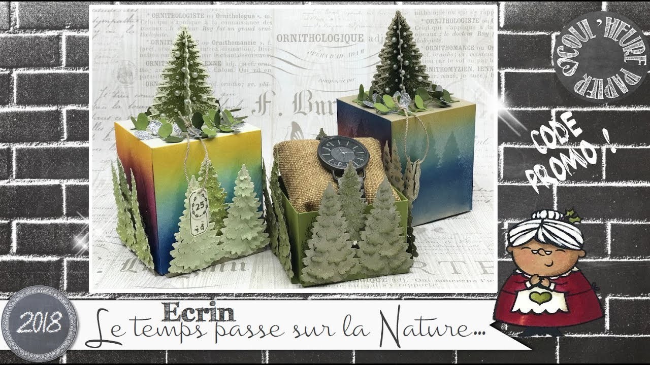 Vidéo-Tuto "Ecrin * Le temps passe sur la Nature. " par Coul'Heure Papier