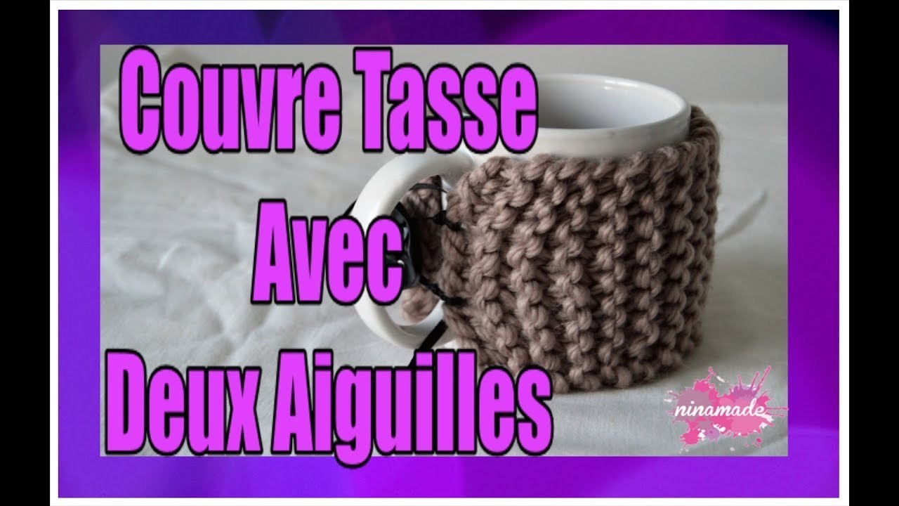 DIY. Couvre Tasse Tricot. Covers Cup Knitting