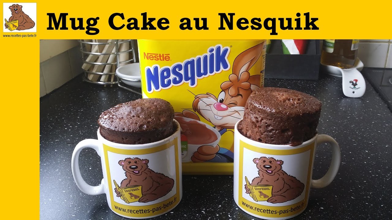 Le Mug cake au nesquik (recette rapide et facile)