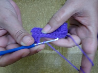 Crochet basic double crochet#in marathi#खांब कसा विणायचा