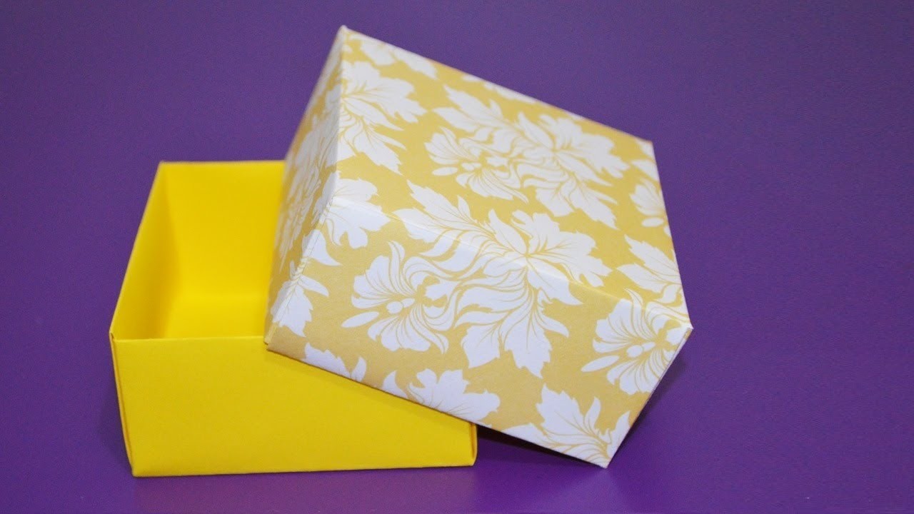 DIY Boite en papier FACILE  - Comment faire une boite origami