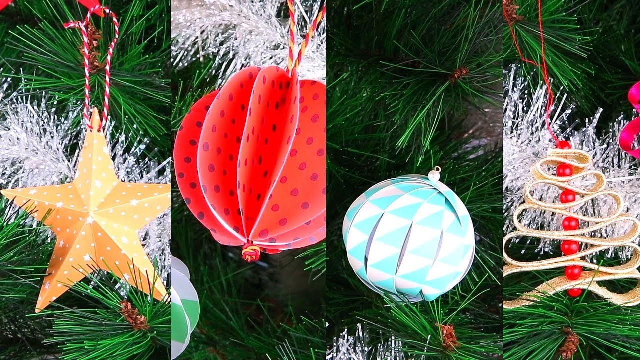 DIY : Boules de Noël Origami