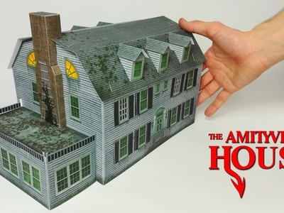 DIY : Maison d’Amityville en papier | Papercraft film d’horreur !