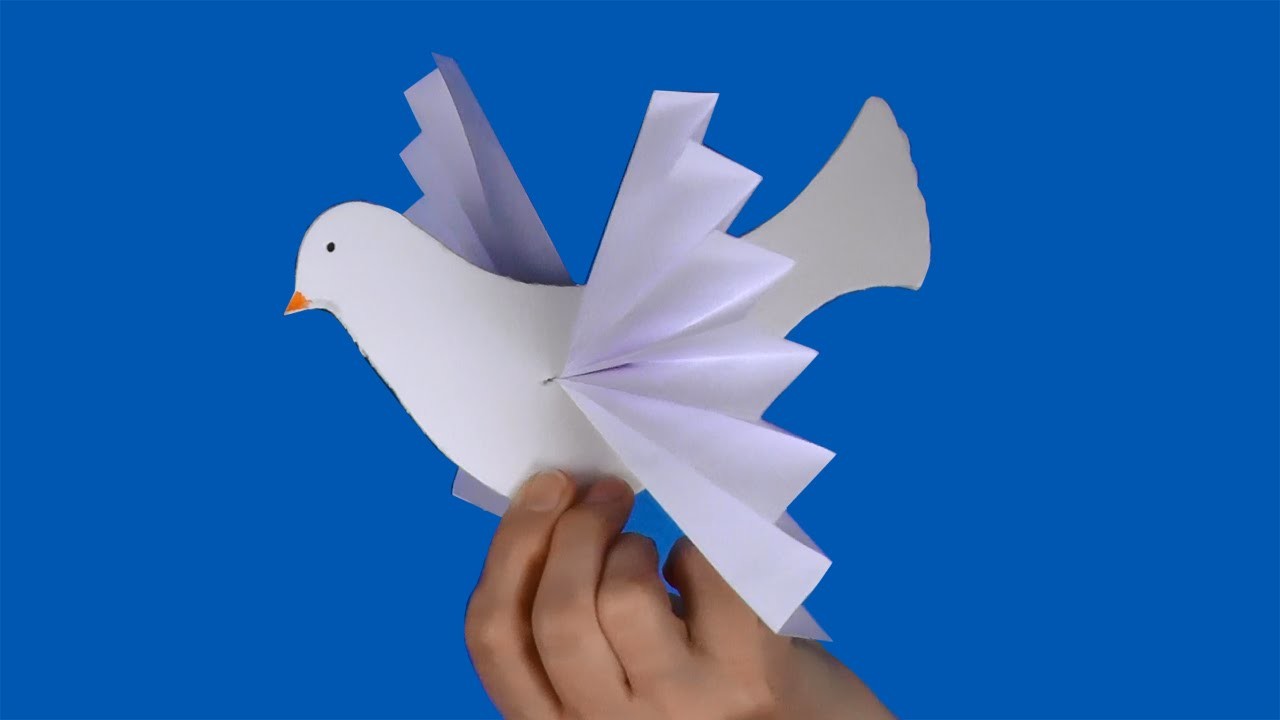 Faire une colombe en papier