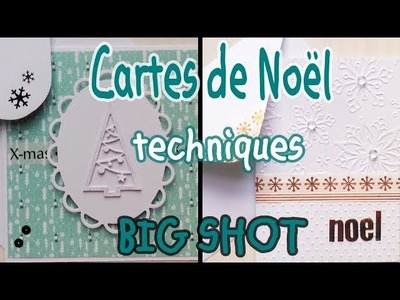 Scrapbooking tutoriels français - Carterie - Cartes de Noël faciles: Papier ACTION Tuto DIY