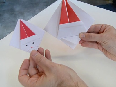 TUTO : comment faire un Père Noël en origami
