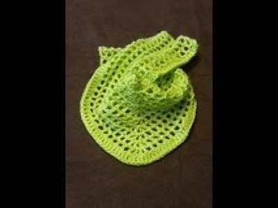 TUTO crochet : Echarpe en V facile. crochet tutorial: v scarf