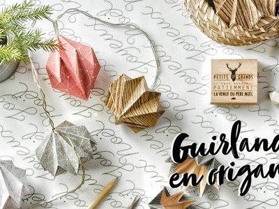 TUTO : Guirlande de Noël en Origami - Kesi'Art