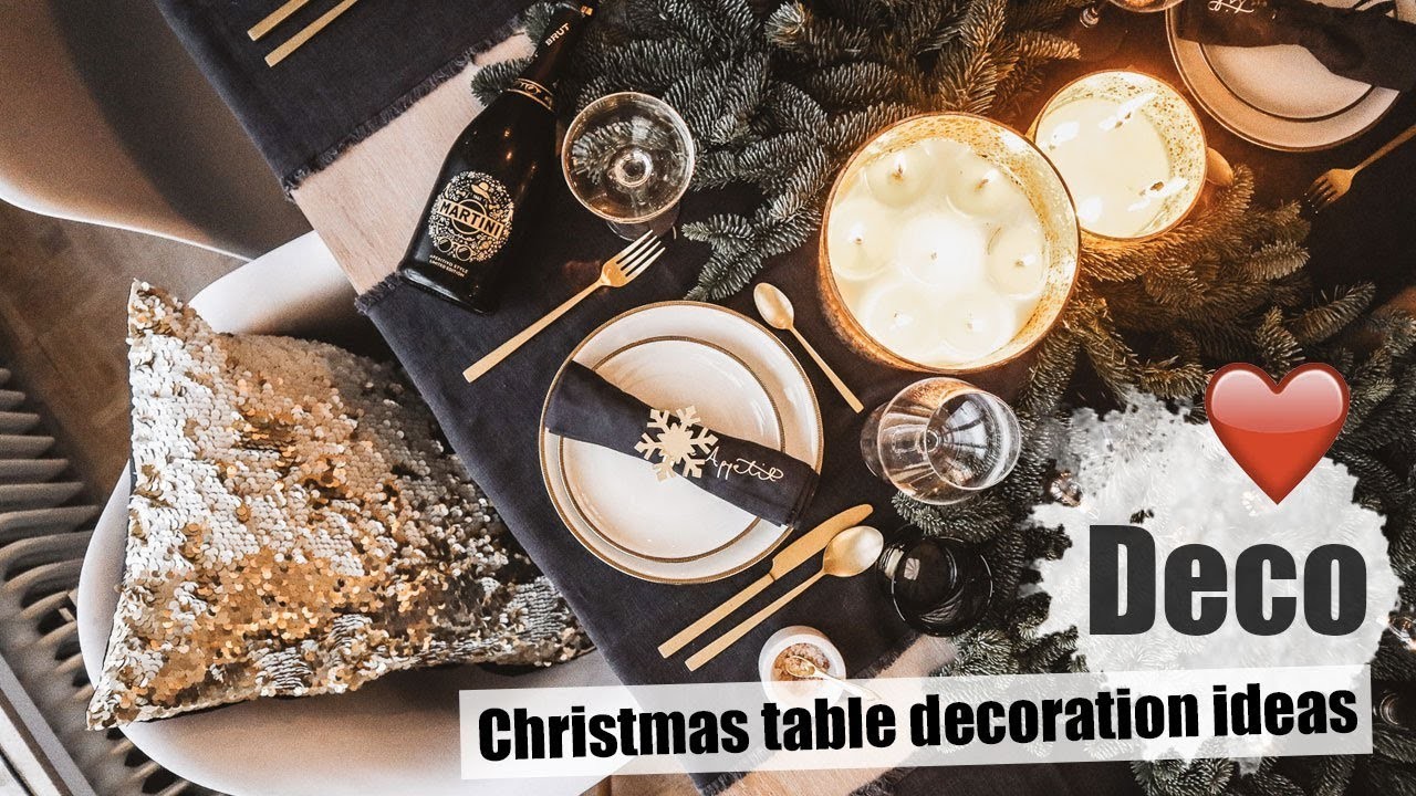 CHRISTMAS TABLE ♡ DECORATION IDEAS