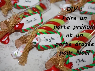 DIY : Faire un porte prénom et dragée pour Noël (Fimo)