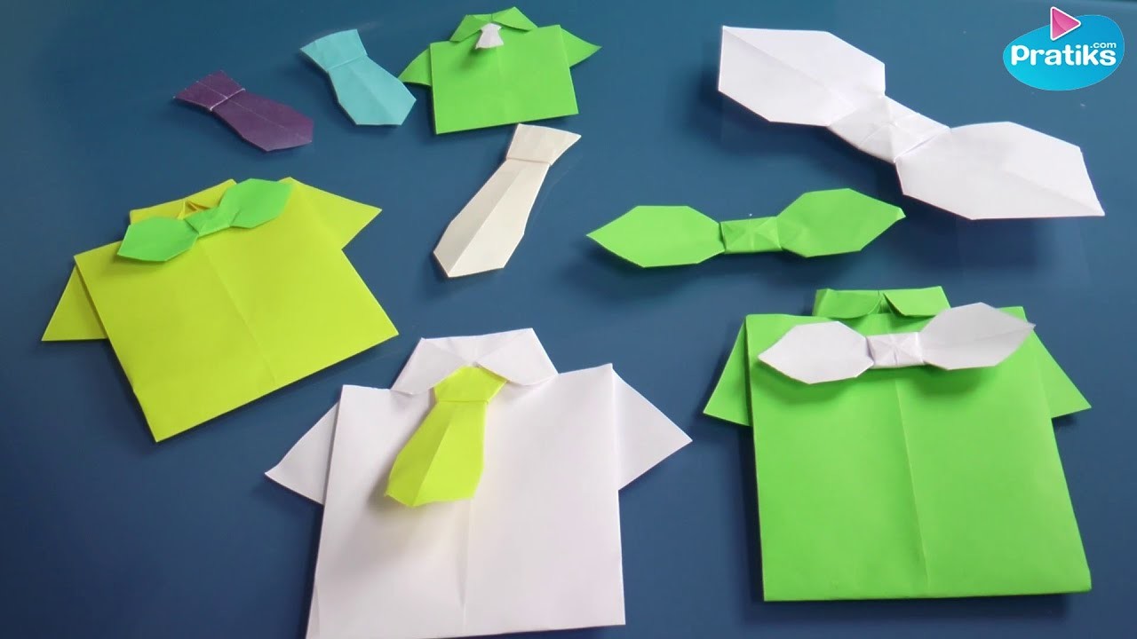 Origami : Comment faire une chemise en papier