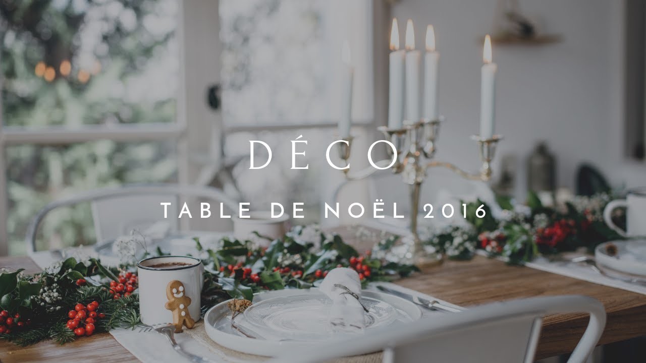 Table de Noël - Naturelle et Scandinave